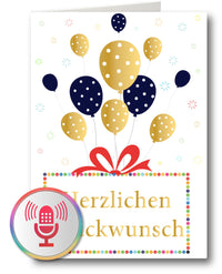Herzlichen Glückwunsch Gold